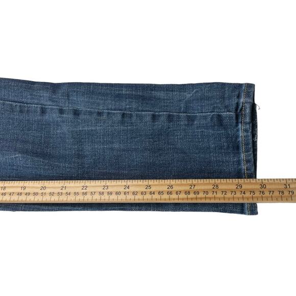 J Crew Factory Womens Jeans Size 30 Skinny Mid Rise Distressed Stretch Denim - Picture 11 of 11